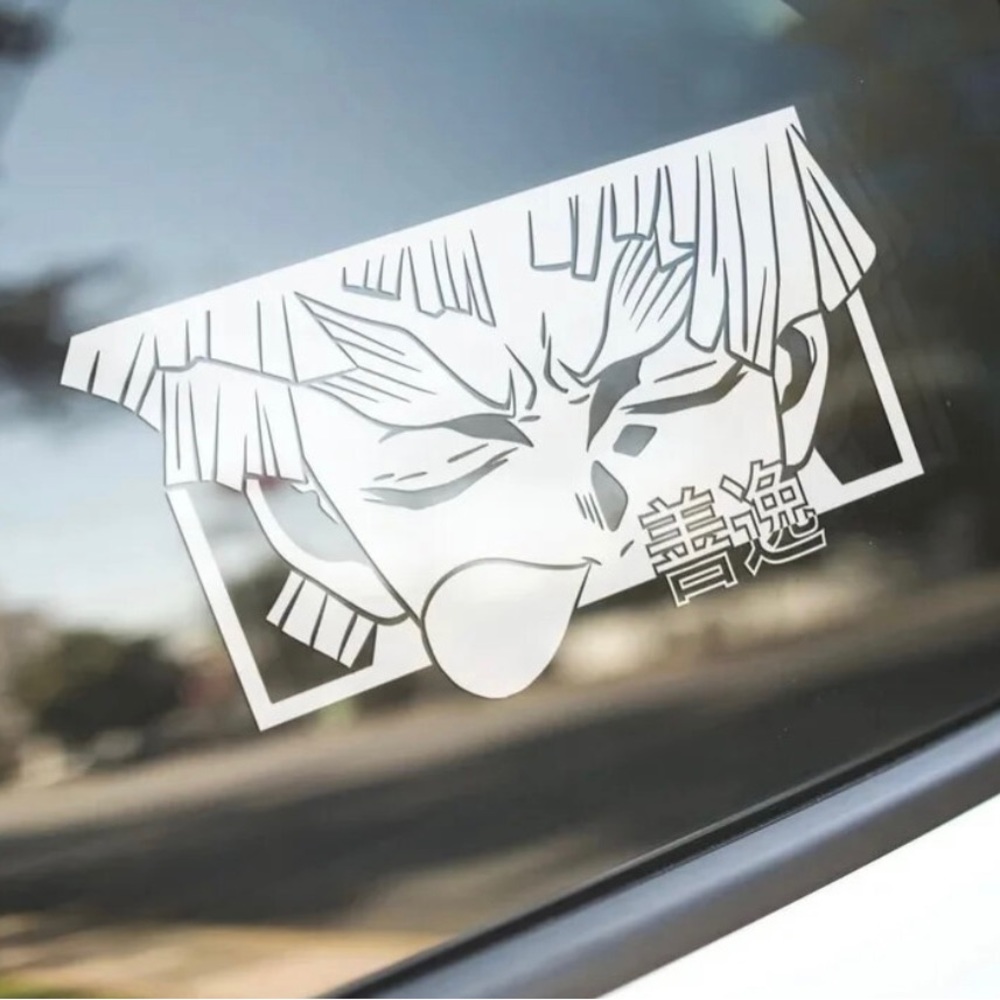 Demon Slayer Zenitsu Vinyl Decal Laptop Sticker Car Decal
